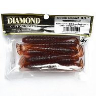 Виброхвост "Diamond" Swing Impact 3.5", 8 см, цвет EA#01, уп. 8 шт.