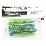 Виброхвост "Diamond" Swing Impact 4.0", 10 см, цвет PAL#22, уп. 6 шт.