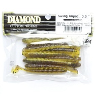 Виброхвост "Diamond" Swing Impact 2.0", 5.5 см, цвет EA#07, уп. 12 шт.
