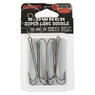 Двойник с длинным цевьем S-OWNER SUPER LONG DOUBLE, №1/0 (уп.-5 шт)