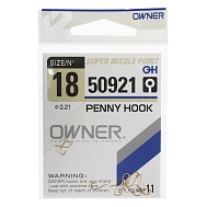 Крючки "Owner" 50921 золото №18, 11 шт.