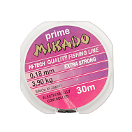 Леска Mikado "Prime Extra strong" 30 м, диаметр 0,18 мм, 3,9 кг