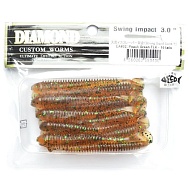 Виброхвост "Diamond" Swing Impact 3.0", 7 см, цвет EA#02, уп. 10 шт.