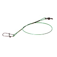 Поводок 25 см, 12 кг (плетение 1*7), зеленый (арт. P119)