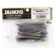 Виброхвост "Diamond" Swing Impact 3.0", 7 см, цвет #420, уп. 10 шт.