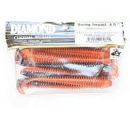 Виброхвост "Diamond" Swing Impact 4.0", 10 см, цвет PAL#09, уп. 6 шт.