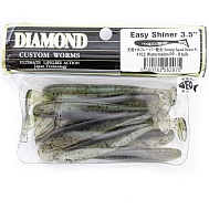 Виброхвост "Diamond" Easi Shinir 3.5", 8 см, цвет #102, уп. 8 шт.