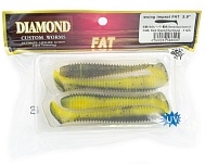 Виброхвост "Diamond" Swing Impact  Fat  3.8", 9,5 см, цвет #466, уп. 4 шт.
