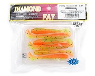 Виброхвост "Diamond" Swing Impact  Fat  2.8", 6,5 см, цвет 468, уп. 6 шт.