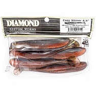 Виброхвост "Diamond" Easi Shinir 4.5", 11 см, цвет #404, уп. 5 шт.