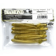 Виброхвост "Diamond" Swing Impact 3.0", 7 см, цвет #400, уп. 10 шт.