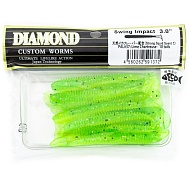 Виброхвост "Diamond" Swing Impact 3.0", 7 см, цвет PAL#37, уп. 10 шт.