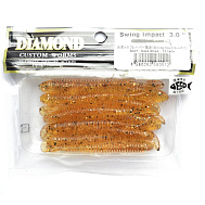 Виброхвост "Diamond" Swing Impact 2.0", 5.5 см, цвет #321, уп. 12 шт.