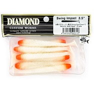 Виброхвост "Diamond" Swing Impact 3.5", 8 см, цвет PAL#32, уп. 8 шт.
