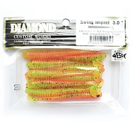 Виброхвост "Diamond" Swing Impact 3.5", 8 см, цвет #468, уп. 8 шт.