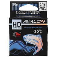 Леска зимняя SkyFish "AVALON" Fluorocarbon 100%, 30 м., диаметр 0,18 мм, 3,23 кг.