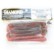Виброхвост "Diamond" Swing Impact 4.0", 10 см, цвет #404, уп. 6 шт.