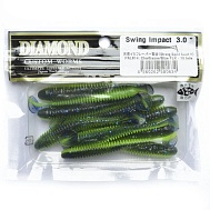 Виброхвост "Diamond" Swing Impact 3.5", 8 см, цвет PAL#14, уп. 8 шт.