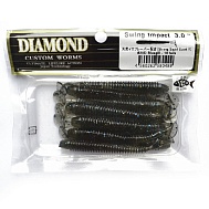 Виброхвост "Diamond" Swing Impact 4.0", 10 см, цвет #205, уп. 6 шт.