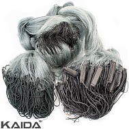 Сеть трехстенная "KAIDA (XXX)" 3*80 м, леска 0,35 мм тонущий шнур, яч. 100 мм (арт. ST3-100)