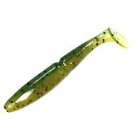Виброхвост "Grows Culture" SAMURAI OneUp Shad 4.0, 10 см, цвет #04, уп. 5 шт.