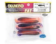 Виброхвост "Diamond" Swing Impact  Fat  2.8", 6,5 см, цвет PAL#09, уп. 6 шт.