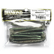 Виброхвост "Diamond" Swing Impact 4.0", 10 см, цвет #431, уп. 6 шт.
