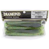 Виброхвост "Diamond" Swing Impact 5.0", 11 см, цвет #424, уп. 5 шт.