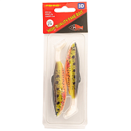 Виброхвосты "SkyFish 3D", 10 см, 9,5 гр, цвет: 15