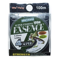 Леска Wei Yang "Exsence Fluorocarbon" 100 м, диаметр 0,25 мм, нагрузка 9 кг
