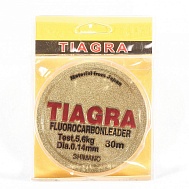 Леска "Tiagra Fluorocarbon" 30 м, 0,08 мм