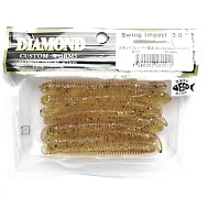 Виброхвост "Diamond" Swing Impact 4.0", 10 см, цвет #309, уп. 6 шт.