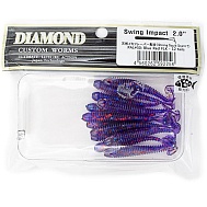 Виброхвост "Diamond" Swing Impact 2.0", 5.5 см, цвет PAL#30, уп. 12 шт.
