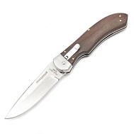 Нож складной с кнопкой "ПОХОДНЫЙ", сталь 40X13, 55HRC, чехол, арт. SА501