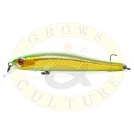 Воблер "Grows Culture" RIGE 90F, 90 мм, 9,5 гр, цвет: 857R