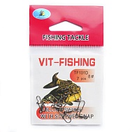 Вертлюг с карабином "Vit-Fishing", № 2, 4 шт.