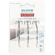 Оснастка для силиконовых приманок BALZER "Shirasu", 3,5 см, тройник №8 (в уп. 3 шт.)