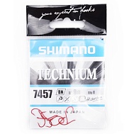 Крючки "Shimano Technium", арт. 7457 №10, в уп. 9 шт., цвет черный