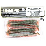 Виброхвост "Diamond" Swing Impact 3.5", 8 см, цвет PAL#39, уп. 8 шт.