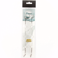 Поводки титановые 20 см, 12 кг., уп. 2 шт.  (арт. P28)