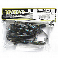 Виброхвост "Diamond" Easy Shiner 4.0", 10 см, цвет #205, уп. 7 шт.