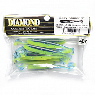 Виброхвост "Diamond" Easy Shiner 3.0", 7 см, цвет PAL#14, уп. 10 шт.