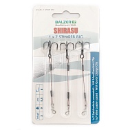 Оснастка для силиконовых приманок BALZER "Shirasu", 5,5 см, тройник №6 (в уп. 3 шт.)